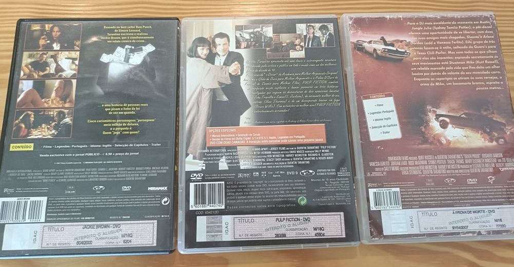 DVDs Quentin Tarantino