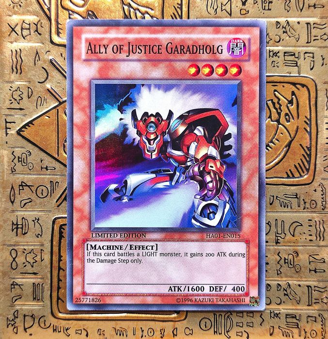 Ally of Justice Garadholg - Edição Limitada Yugioh
