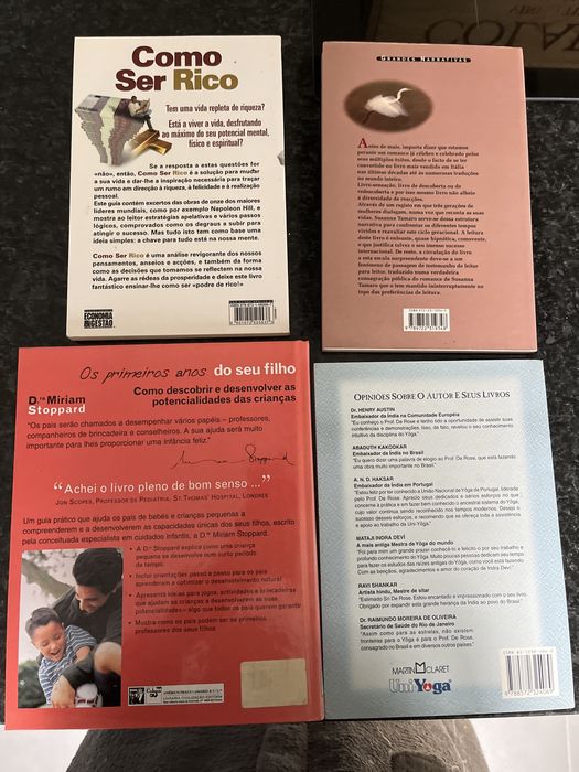 Livros filhos, finanças, romance