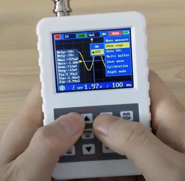 Осцилограф DSO FNIRSI PRO (5MHz/20MSPS) портативний кишеньковий малог