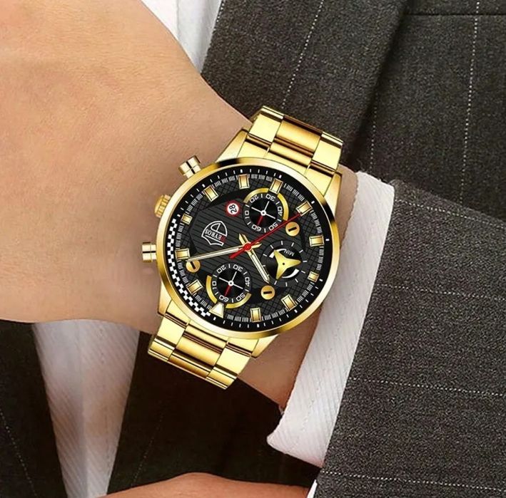 Luksusowy zegarek męski komplet