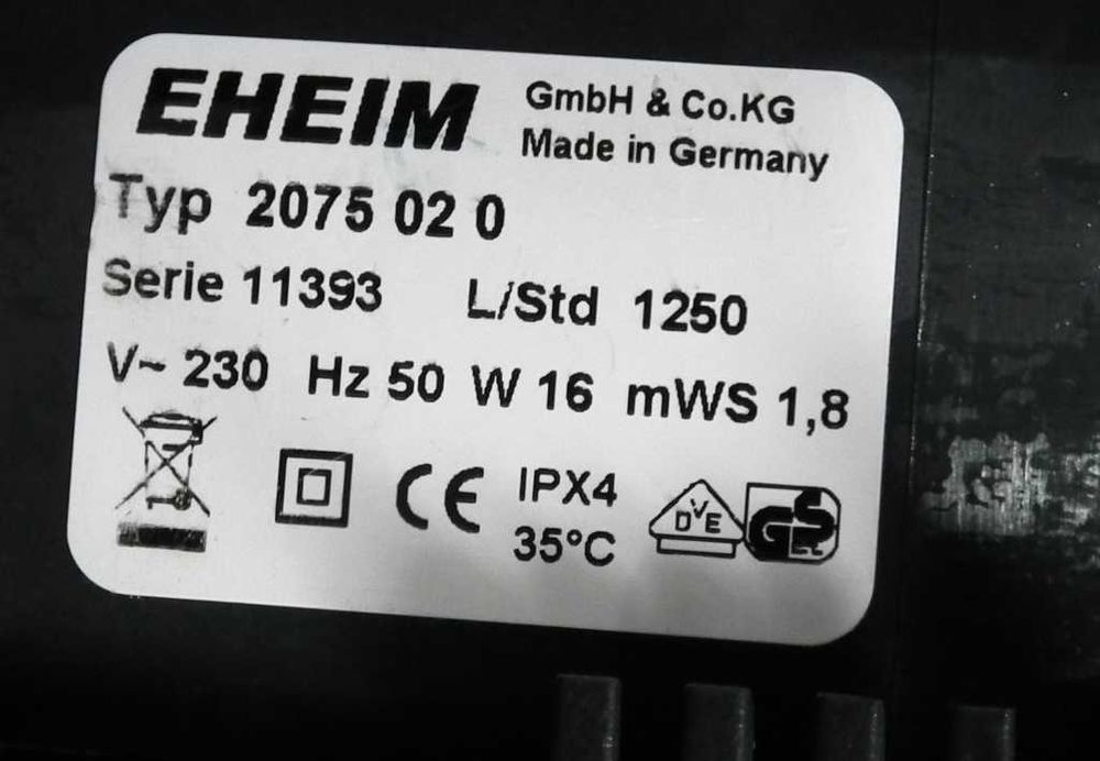 Filtr Eheim Professionel 3 2075 Germany