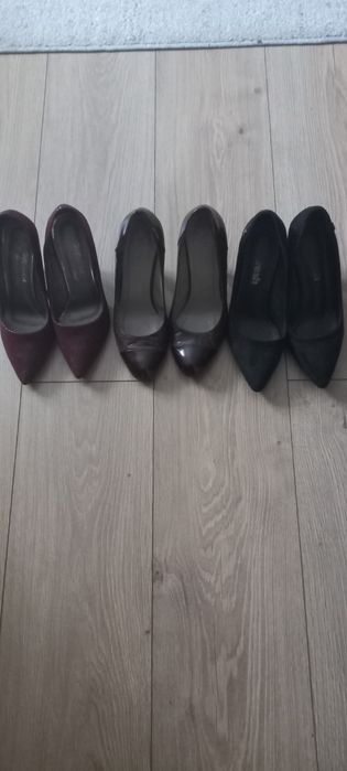 Buty damskie  czarne ,bordo,brąz