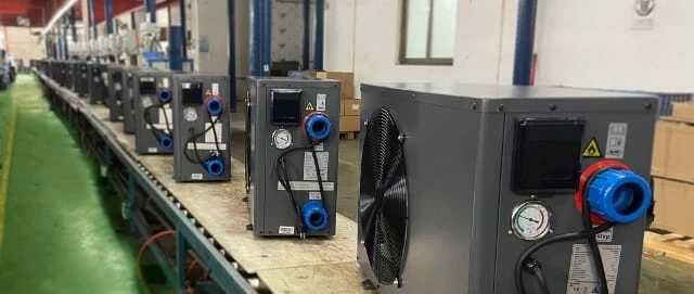 Pompa ciepła TEBAS 7 kW – cicha pompa ciepła do basenu 30 m³ WiFi-TRANSPORT GRATIS