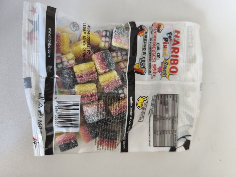 Haribo żelki owocowe fan pixel kwaśne