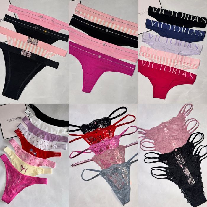 !!ОРИГІНАЛЬНІ!! Жіночі трусики, стрінги PINK / Victoria’s Secret