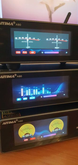 Підсилювач звуку AIYIMA A80 + ЦАП Bluetooth 5.1 з Б. Живлення 48 V 5А