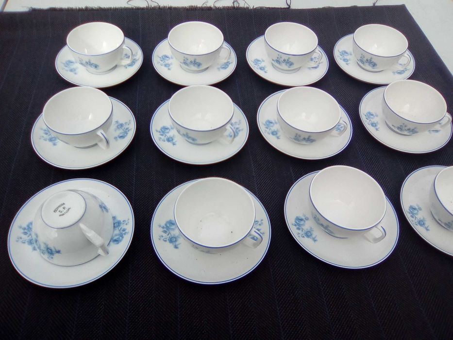 Lote de chávenas de chá SP Coimbra