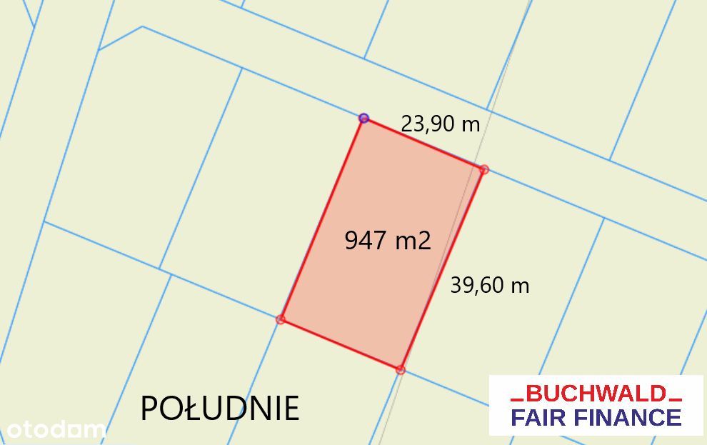 Atrakcyjna działka w cichej spokojnej okolicy
