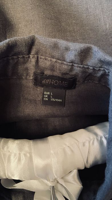 Рубашка лен H&M,massimo dutti