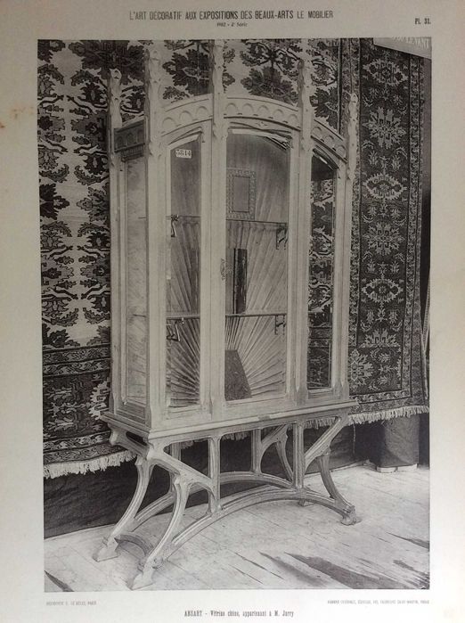 Tema: Mobiliário.  Estampas fotográficas.  Ano 1902.  Public. n.º 1