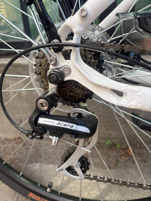 Rower trekkingowy damski Romet Gazella promocja nowy shimano bagażnik
