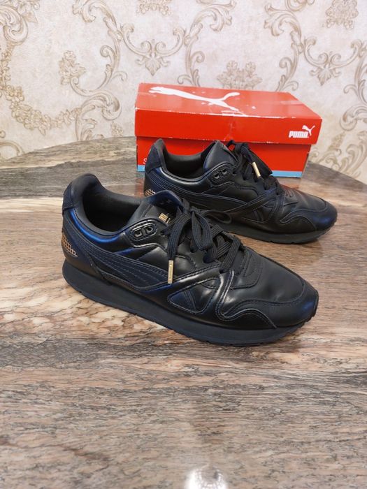 Кожанные кроссовки PUMA .