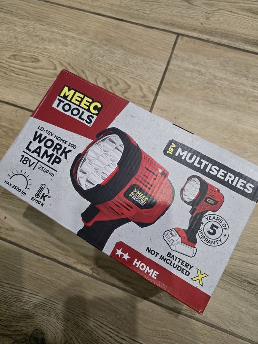 Reflektor bezprzewodowy LED Meec Tools 18V