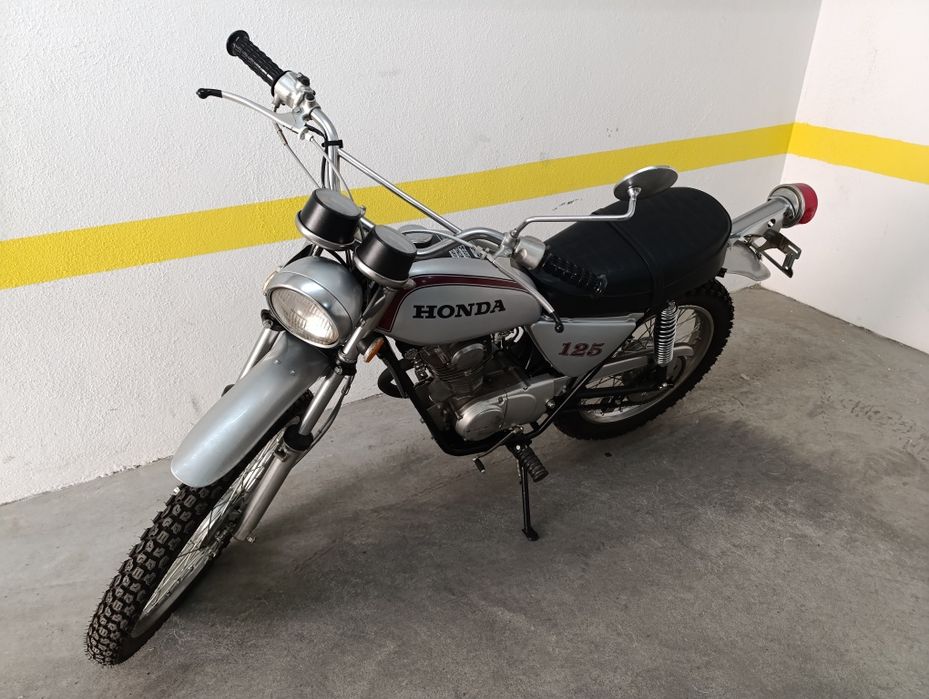 Honda sl 125 sem matrícula
