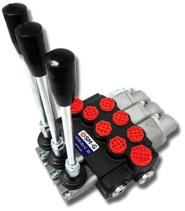 ROZDZIELACZ Hydr. 3 Sekcje 40L 3x Zatrzask Dwustronny [4188]