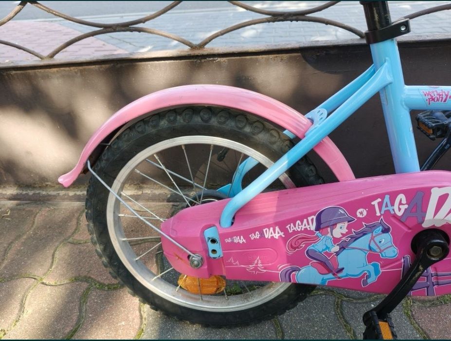 Rower dziecięcy decathlon Btwin, koło 16 cali