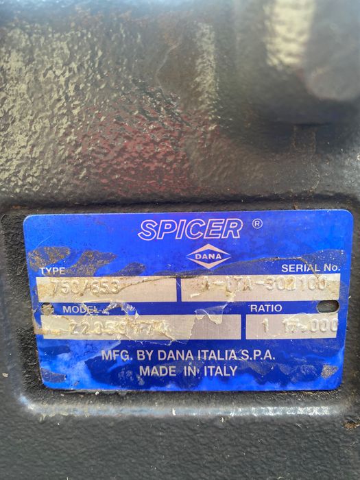 Przednia oś Spicer claas arion seria