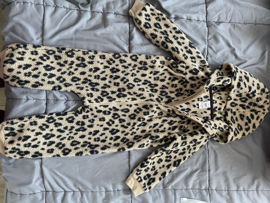 Ромпер леопардовий теплий carters 24