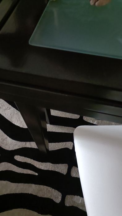 Mesa de vidro extensível 4 cadeiras