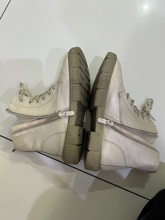 Buty zimowe dziewczece  32 bezowe