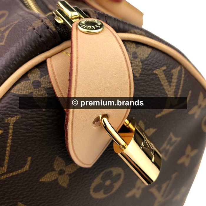 Torebka Louis Vuitton Speedy 30 canvas monogram/skóra naturalna