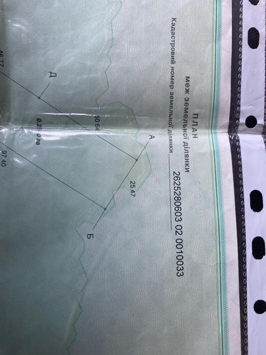 Продам земельну ділянку