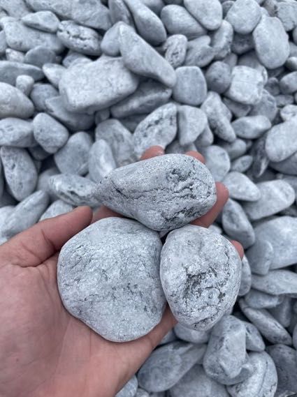 BŁĘKITNY OTOCZAK GRECKI Kamień Akwarium Ogród Ice Blue