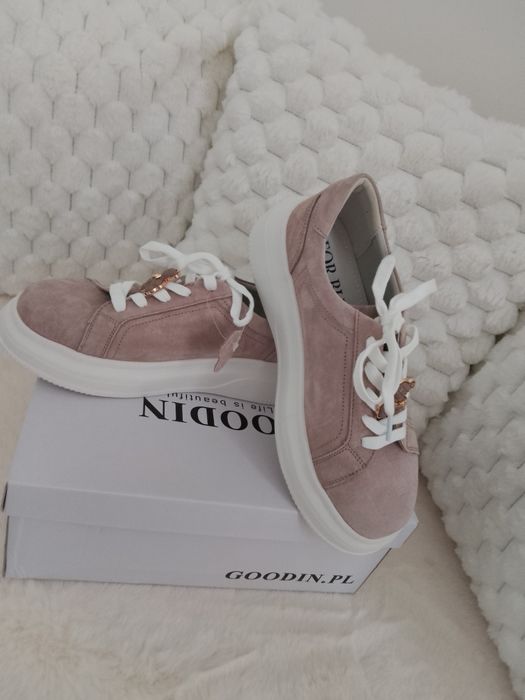 Sneakersy  beżowe