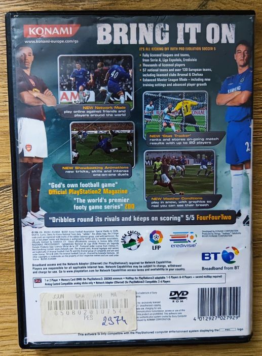 Pro Evolution Soccer 5 PlayStation 2 PS2
