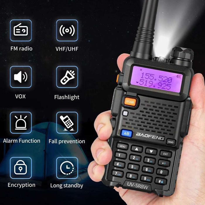 Потужна рація Baofeng UV-5R 8W
