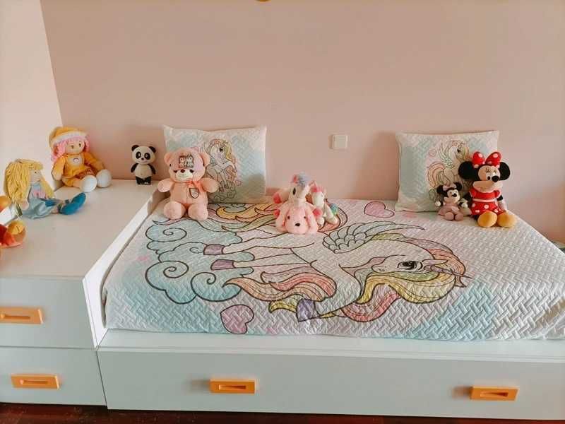 Cama individual dupla
