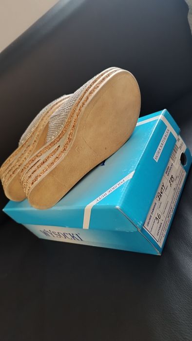 Buty na koturnie 36