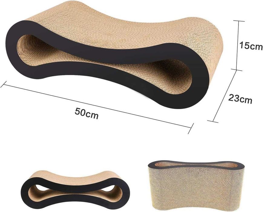 Drapak dla kota, najwyższej jakości tektura i konstrukcja PetCheer