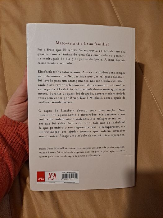 Livro Escolhi Viver de Elisabeth Smart