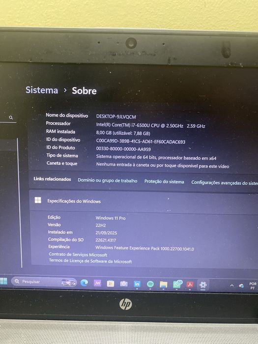 HP Portable Usado Core i7
