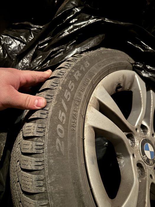 felgido bmw e91 90 e87 82 z zimowimi oponami 5x120 r16