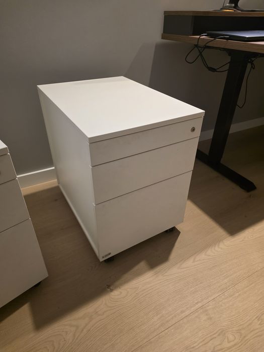 Kontenerek pod biurko biały