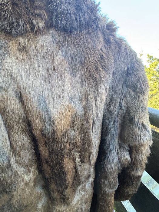Futro naturalne z królika,futerko
