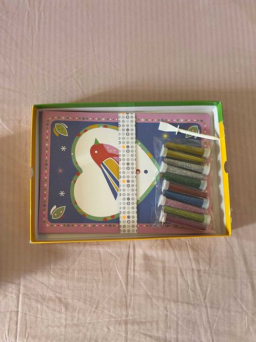 Kit de quadros com purpurinas Arti Bul (Oxybul) – 10 cartões, 7+