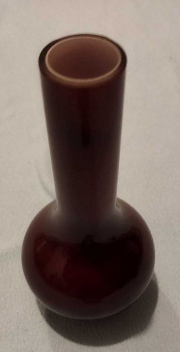 Brązowy wazon PRL