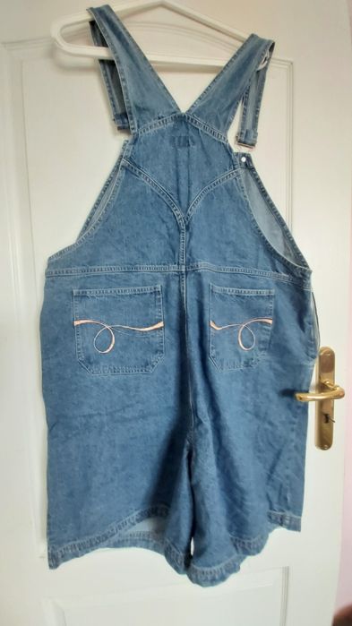 Dzinsowe ogrodniczki ciążowe  z USA L