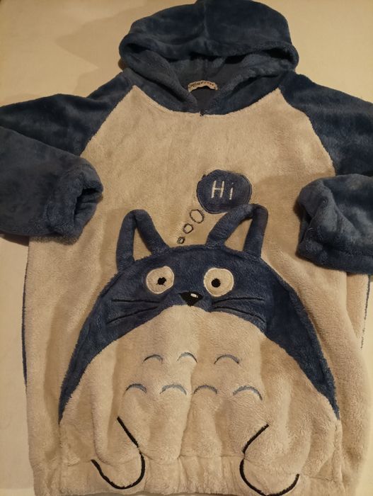 Camisola de pijama com estampa de um gatinho, tamanho M