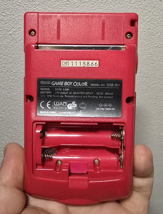 Game boy color + 5 jogos