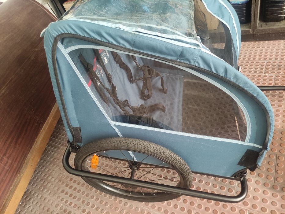 Atrelado para bicicleta para duas crianças modelo Bike Original 2020