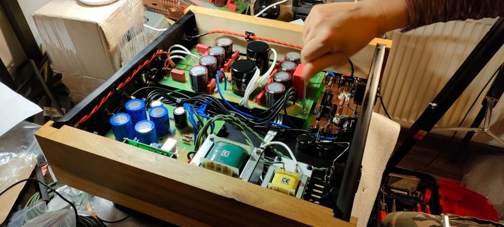 Monobloki lampowe SET na GM70, Top !