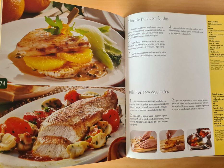 Livro "Cozinha Ligeira Aromática, Fresca e Saudável"