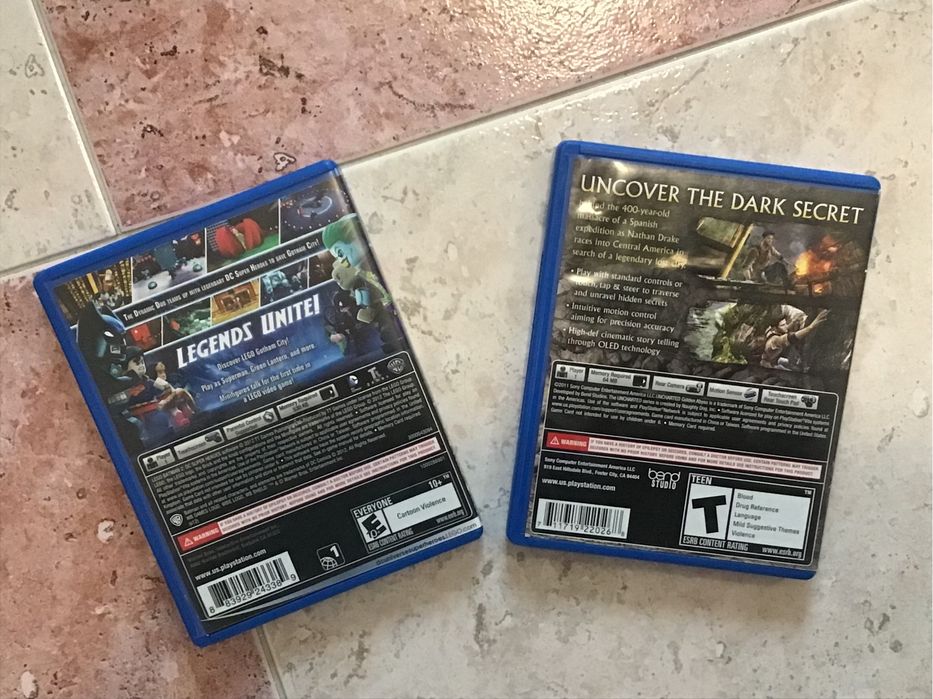 Jogos PS Vita Uncharted / Batman 2 TROCO POR JOGOS NINTENDO SWITCH