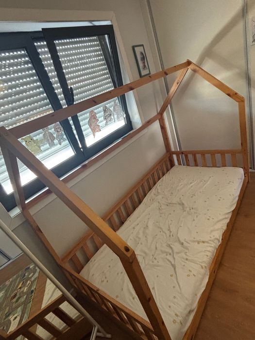 Cama de criança montessori 190cm x 90cm