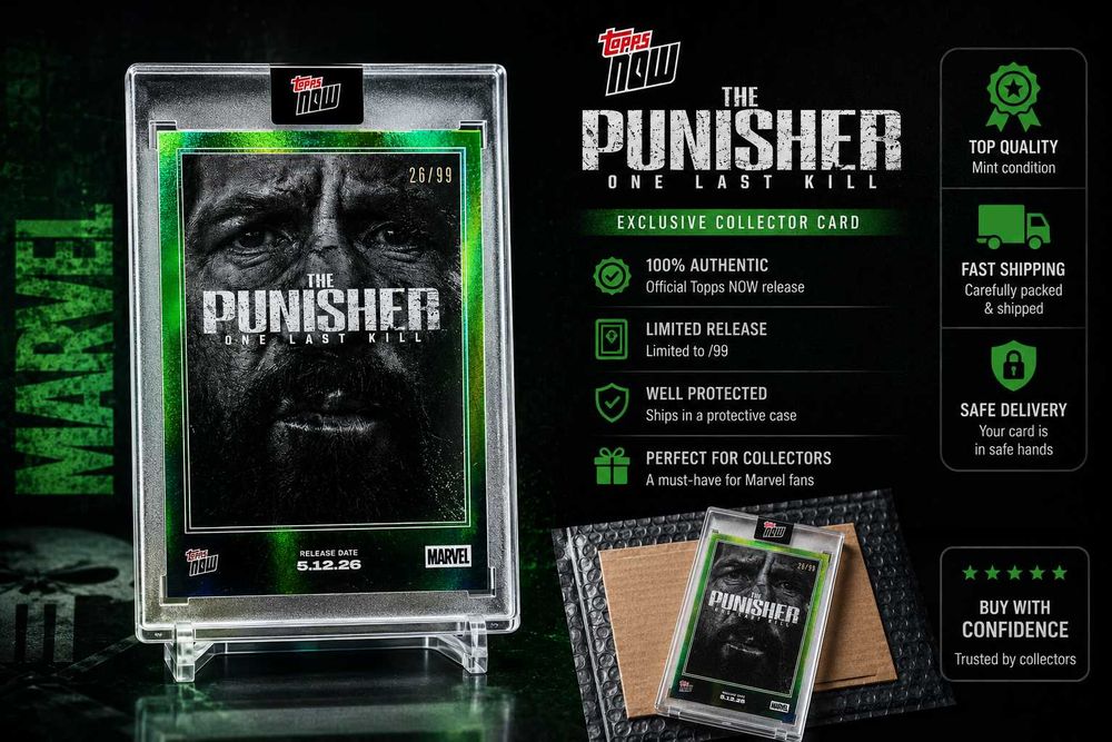 2026 Marvel Topps NOW® The Punisher: One Last Kill Коллекционная карта(3/99)